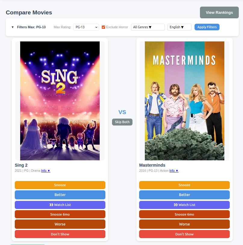 Recommendation Engine